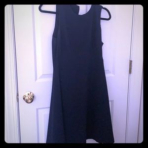 The Limited Blue crew neck dress